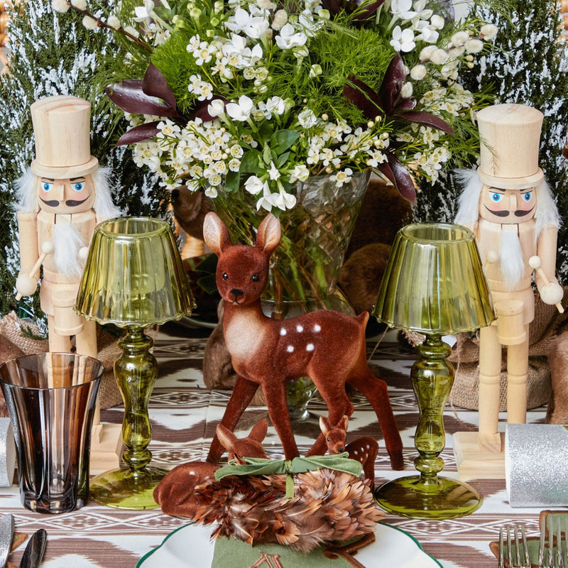 Mini Brown Bambi (Set of 4) - Petite and adorable, these deer figurines are a delightful addition to your space, bringing a touch of rustic elegance.