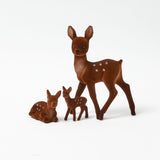 These Mini Brown Bambi figurines may be small, but they pack a big punch of woodland whimsy, making them perfect for accenting your decor.