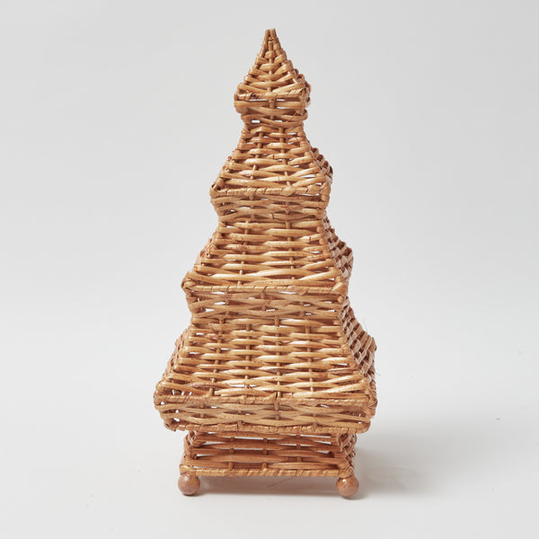 Bring a touch of rustic charm to your holiday decor with the Natural Rattan Christmas Tree, a delightful tree that captures the warmth and simplicity of the season.