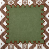 Complete your table decor with these Angelina Forest Green & Brown Napkins (Set of 4) for a cozy and harmonious setting.