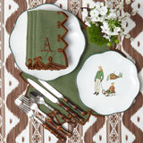 Enhance your dining room with the rustic beauty of our Burnt Bamboo Cutlery Set, adding a touch of nature to any meal.