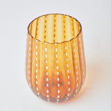 Amber Speckle Water Glasses - Mrs. Alice