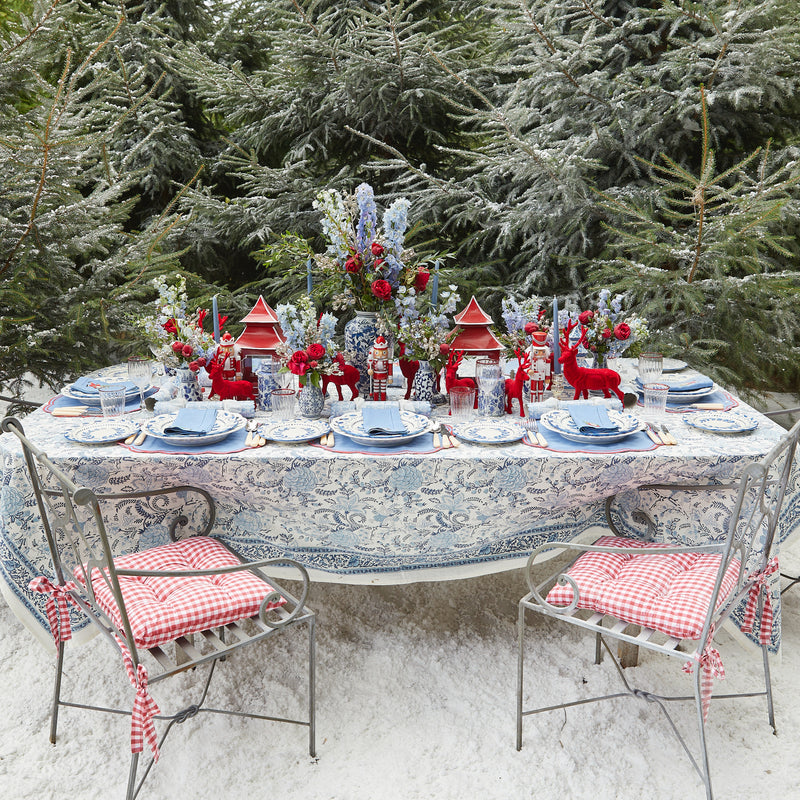 Beatrice Blue Tablecloth