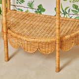 Add a touch of warmth to your living space with the Annabelle Rattan Side Table, perfect for creating a coordinated and inviting atmosphere at your home.