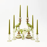 Add a touch of freshness to your surroundings with the vibrant hues of Apple Green Candles, now in a set of 8.
