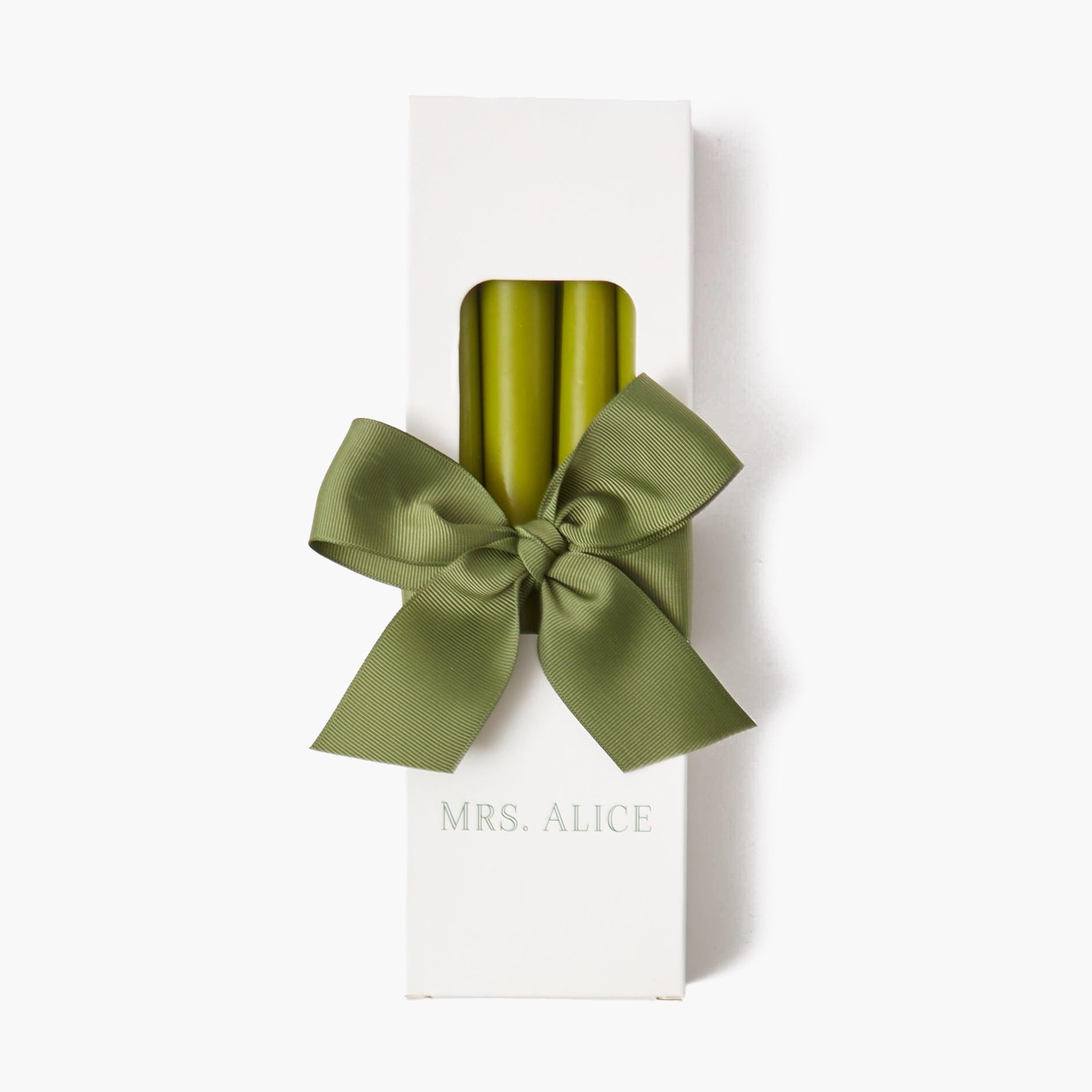 Apple Green Candles (Set of 8)