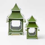 Apple Green Pagoda Lantern - Mrs. Alice