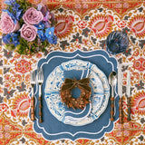 Baroque Harvest Tablecloth for grand dining arrangements.