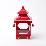 Elevate your decor with our Berry Red Pagoda Lantern - a touch of vibrant elegance for your home.