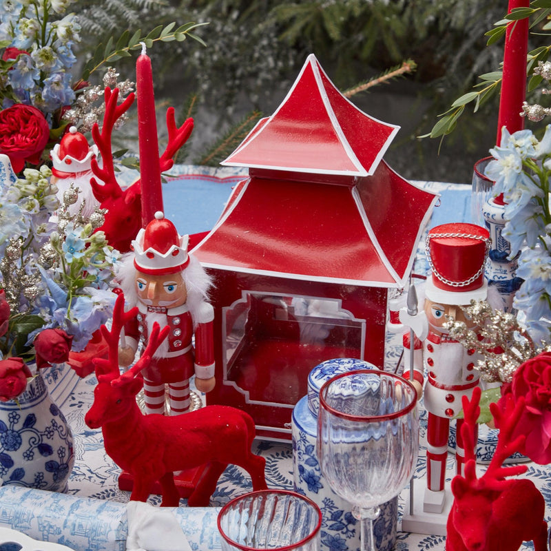 Turn any gathering into a lively affair with the Berry Red Pagoda Lantern.