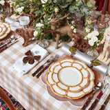 Biscuit Gingham Tablecloth - Mrs. Alice