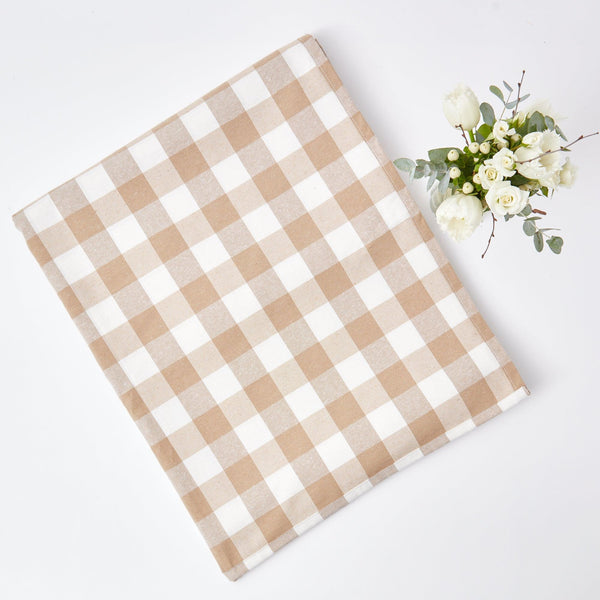 Biscuit Gingham Tablecloth - Mrs. Alice