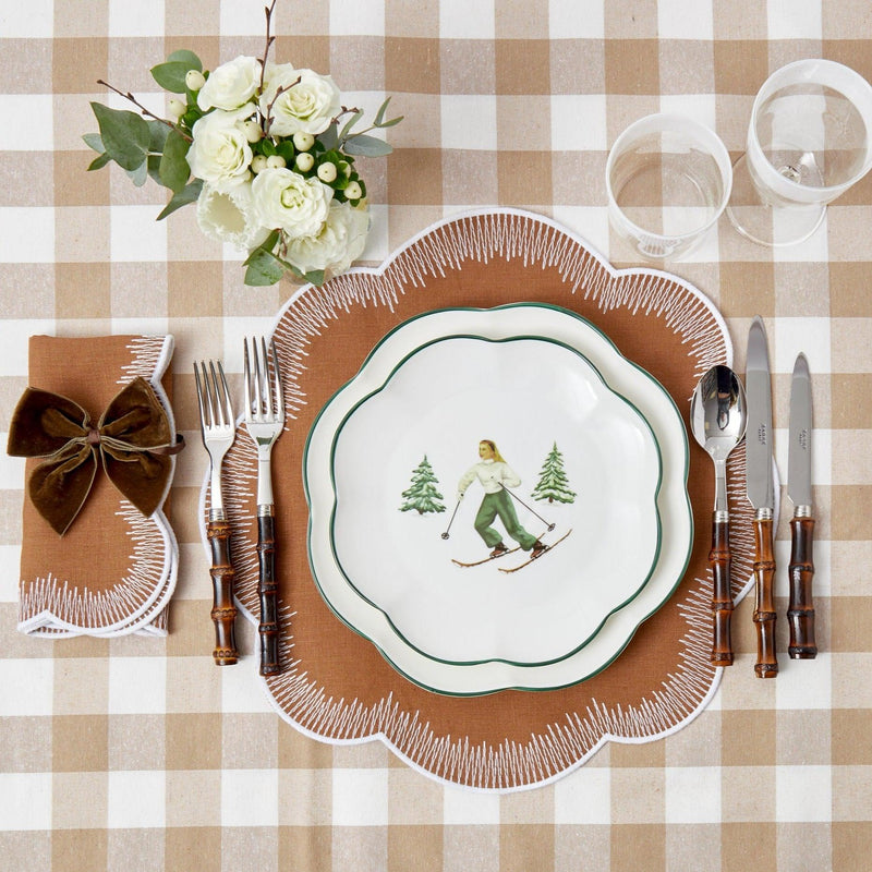 Biscuit Gingham Tablecloth - Mrs. Alice