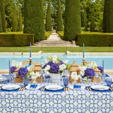Blue Bamboo Tablecloth - Mrs. Alice