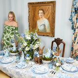Blue Chintz Tablecloth - Mrs. Alice