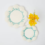 Blue Coral Dinner Plate - Mrs. Alice