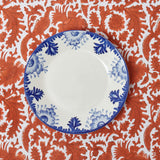 Set of 4 plates adorned with the signature style of Blue Deauville.