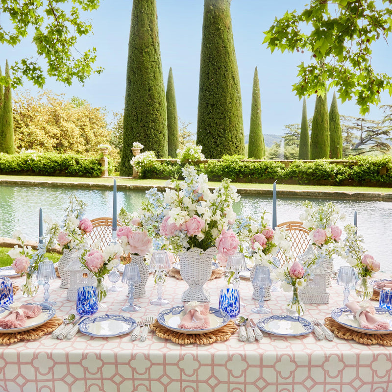 Blue Lily of the Valley Dinner & Starter Plates (Set of 8) - Mrs. Alice