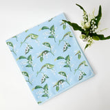 Blue Lily of the Valley Tablecloth - Mrs. Alice