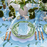Blue Lily of the Valley Tablecloth - Mrs. Alice