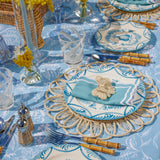 Blue Melograno Dinner Plates (Set of 4) - Mrs. Alice