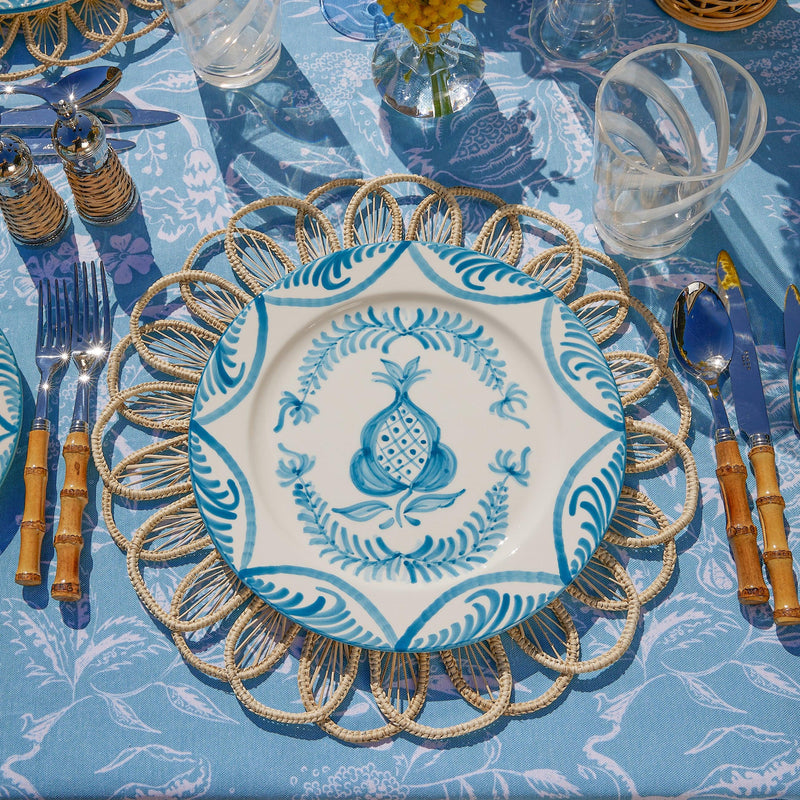 Blue Melograno Dinner Plates (Set of 4) - Mrs. Alice