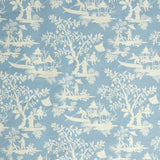 Blue Pagoda Garden Fabric - Mrs. Alice