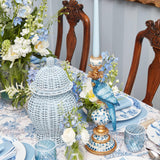 Make a decorative statement with the Blue Parrot Candle Holder Pair of 16, bringing a touch of the tropics to your space.