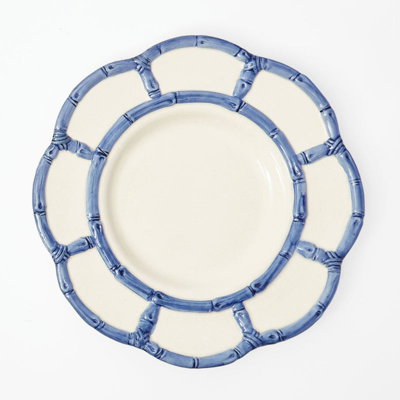 Blue Petal Bamboo Dinner Plate (Set of 4)