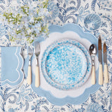 Blue Tuscan Dinner Plate - Mrs. Alice