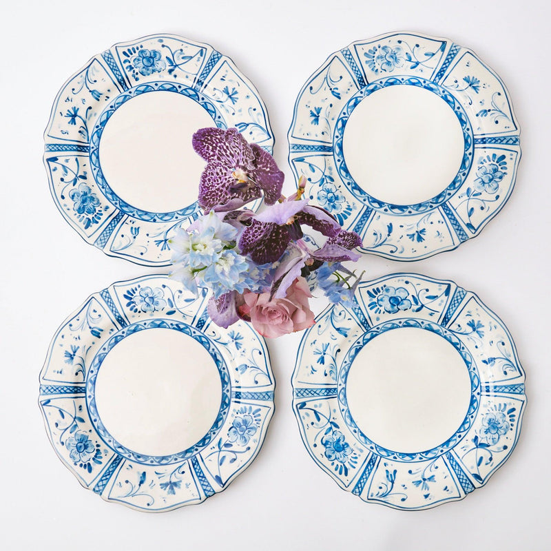 Cadíz Hand Painted Dinner Plates (Set of 4) - Mrs. Alice