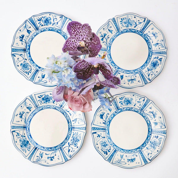 Cadíz Hand Painted Starter Plates (Set of 4) - Mrs. Alice