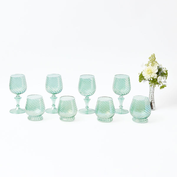 Camille Olive Glassware Set