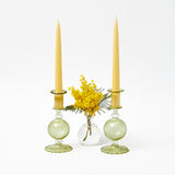 Small Camille Olive Candle Holder (Pair)