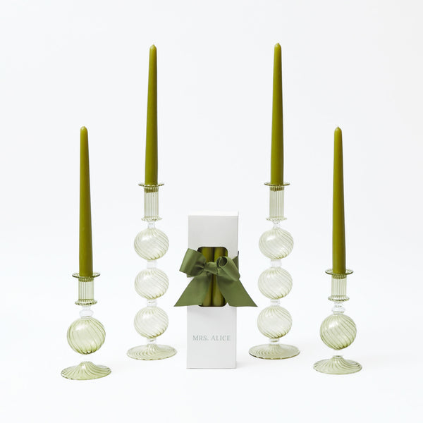 Camille Olive Candlescape (Apple Green)