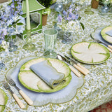 Capri Lettuce Dinner & Starter Plate (Set of 8) - Mrs. Alice