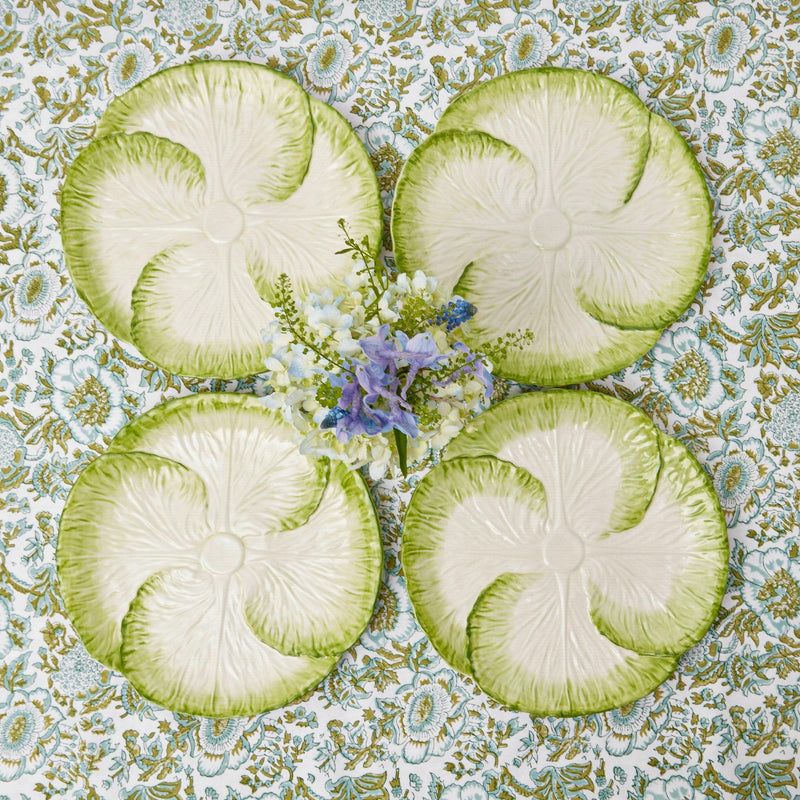 Capri Lettuce Dinner Plate (Set of 4) - Mrs. Alice