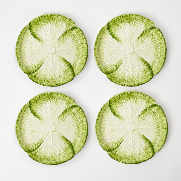 Capri Lettuce Starter Plate (Set of 4) - Mrs. Alice