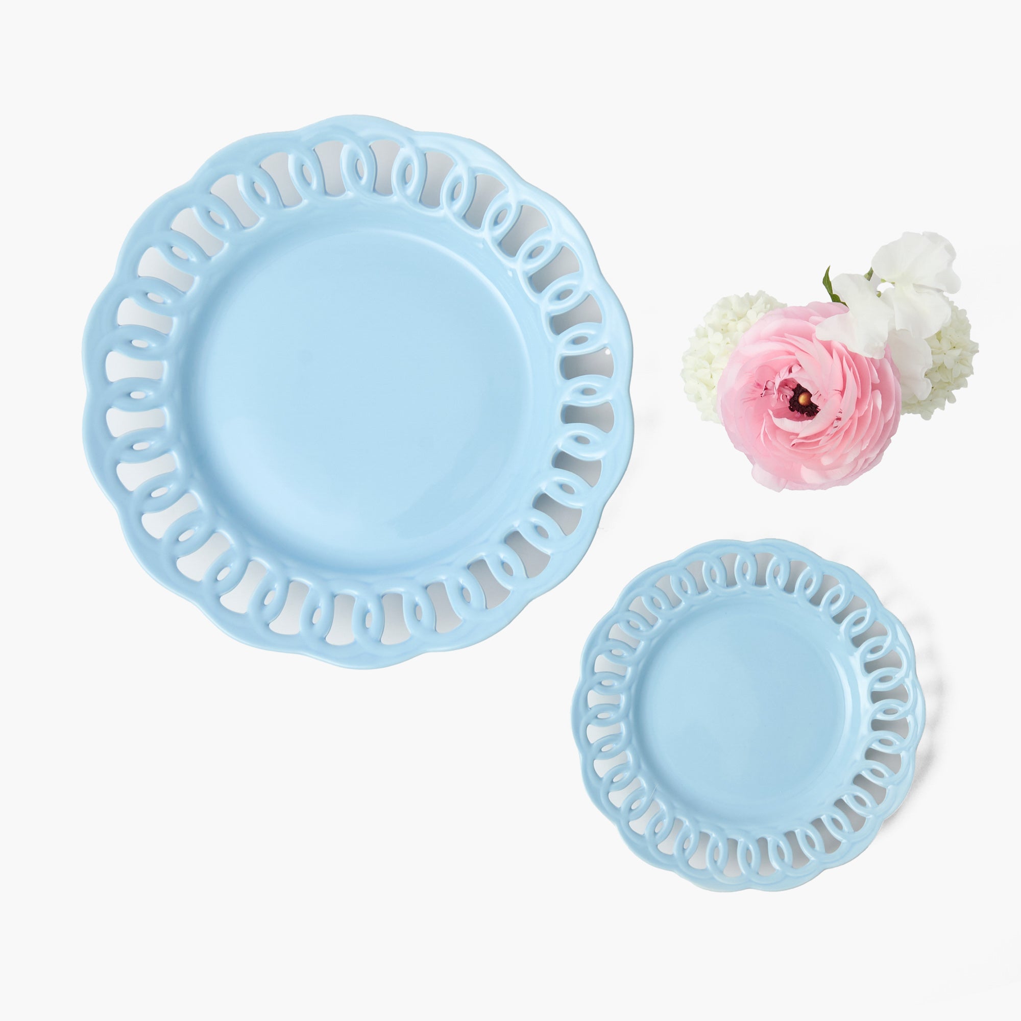 Soft Blue Lace Starter Plate