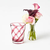 Cranberry Swirl Outdoor Glasses (Set of 6)