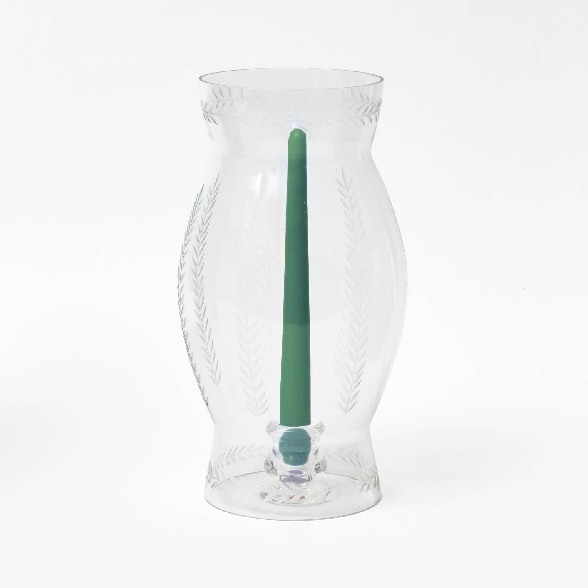 Engraved Glass Lantern