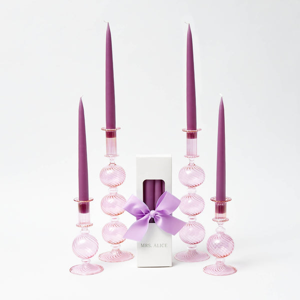 Camille Peony Candle Set (Purple)