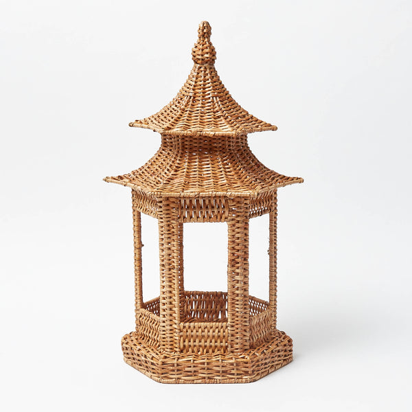 Emi Rattan Pagoda Lantern