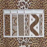 Chestnut Brown Leopard Fabric - Mrs. Alice