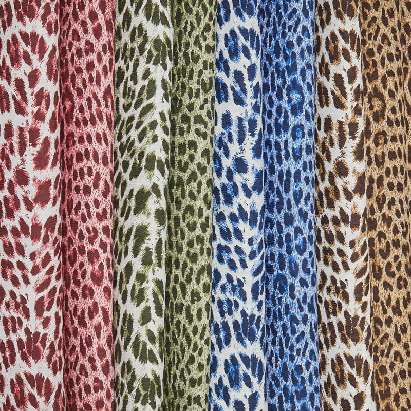 Chestnut Brown Leopard Fabric - Mrs. Alice
