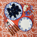 Plate with a sophisticated Blue Deauville design for starters.