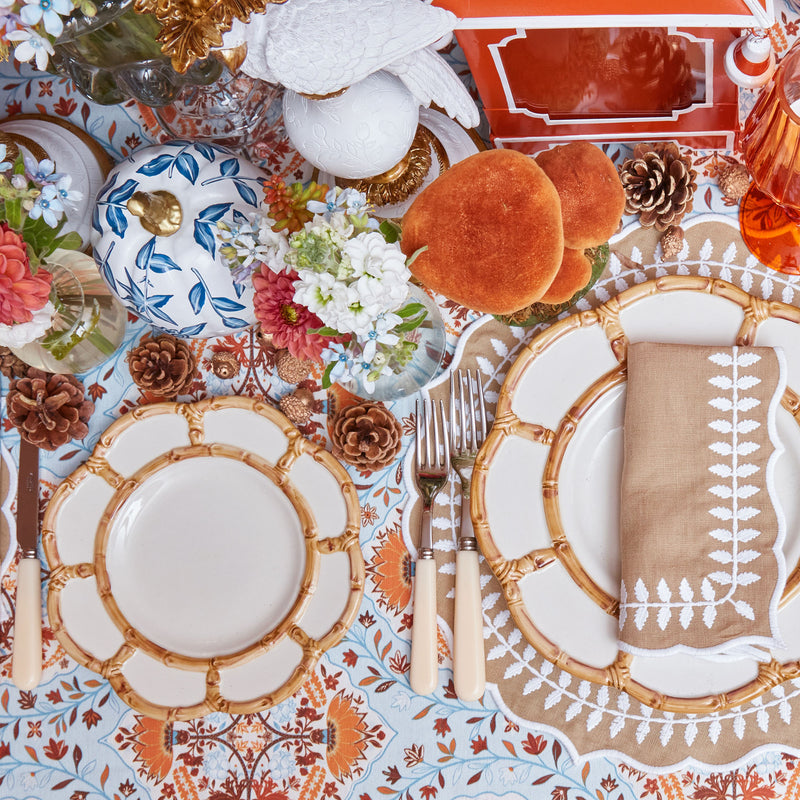 Embrace nature's beauty with Petal Bamboo Starter Plates.