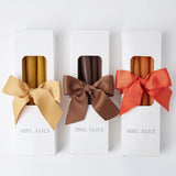 Chocolate Brown Candles (Set of 8) - Mrs. Alice