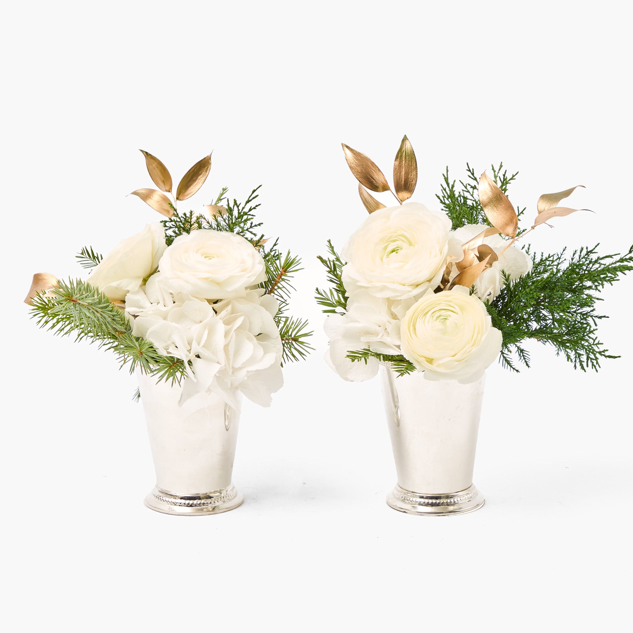 Silver Mint Julep Cups (Pair)