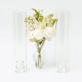 Claudia Glass Hurricane Candle Holder (Pair)